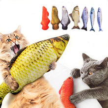 Load image into Gallery viewer, 3D Fish Shape Cat Toy
