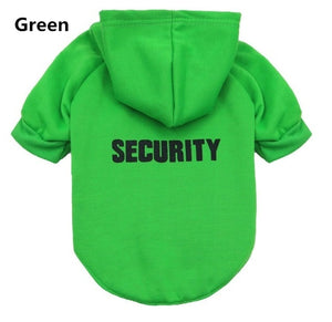Security Print  Hoodies For Cats