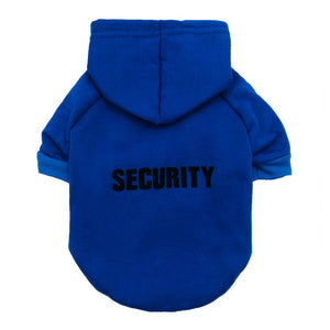 Security Print  Hoodies For Cats